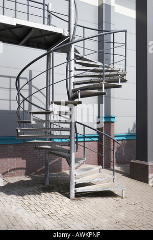 Außentreppe Stahl-Design arbeiten, Treppe, Treppen, Fassade, Detail