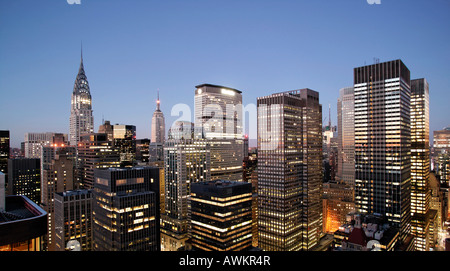 Die Innenstadt von New York NY Stockfoto