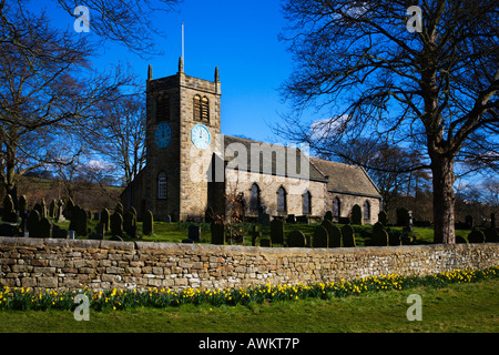 St. Peters Kirche Addingham West Yorkshire England Stockfoto