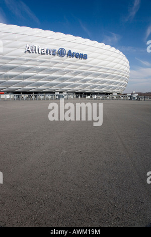 Einsamen Gegend vor der Allianz-Arena, München, Bayern, Deutschland