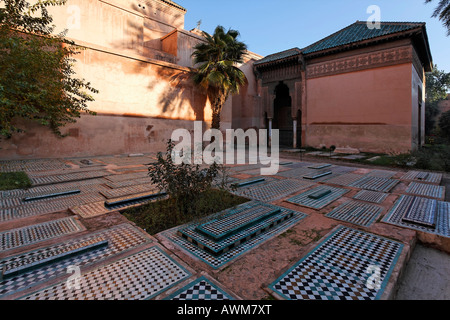 Saadien Gräber, Friedhof, Medina, Marokko, Afrika Stockfoto