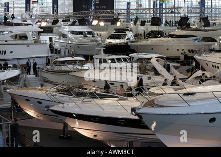 Boot 2008, weltweit größte Schaufenster für Yachting und Wassersport, Düsseldorf, NRW, Deutschland, Europa Stockfoto