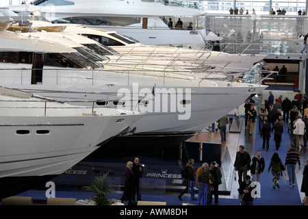 Boot 2008, weltweit größte Schaufenster für Yachting und Wassersport, Düsseldorf, NRW, Deutschland, Europa Stockfoto