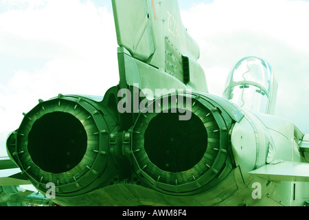Tornado Kampfjet angetrieben Rolls Royce RB199 Flugmotoren Stockfoto