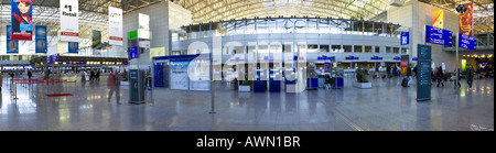 Check-in-Schalter, Terminal 2, Flughafen Frankfurt, Frankfurt, Hessen, Deutschland, Europa Stockfoto