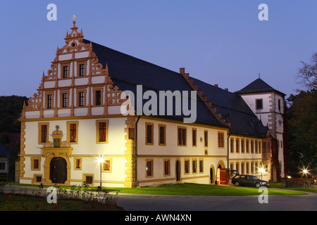 Maria Bildhausen Abtei in der Nähe von Muennerstadt, Rhön, Franken, Bayern, Deutschland Stockfoto