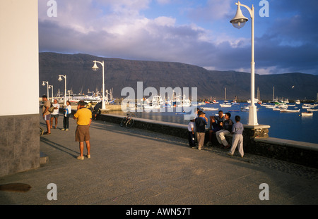 Caleta de Sebo, La Graciosa, Kanarische Inseln, Spanien Stockfoto