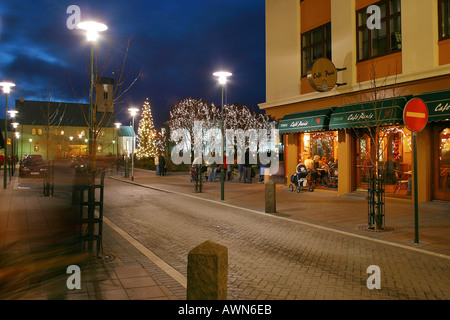 Cafe Paris Reykjavik Island Stockfoto