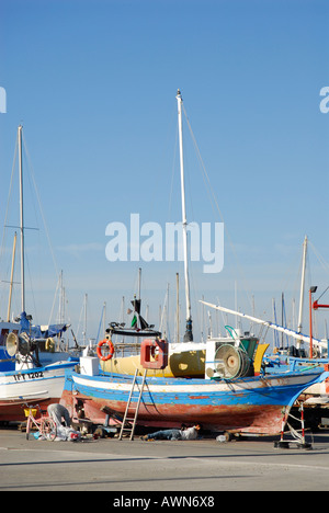 Alghero Hafen Marina auf der italienischen Insel Sardinien Stockfoto