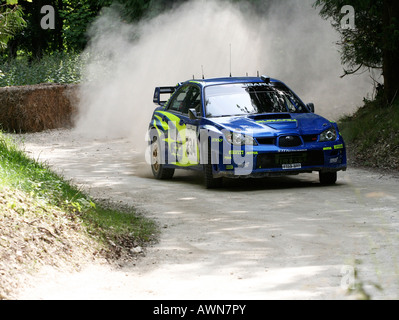 Subaru Impreza WRC 2001 angetrieben von Colin McRae beim Goodwood Festival of Speed 2006 Stockfoto