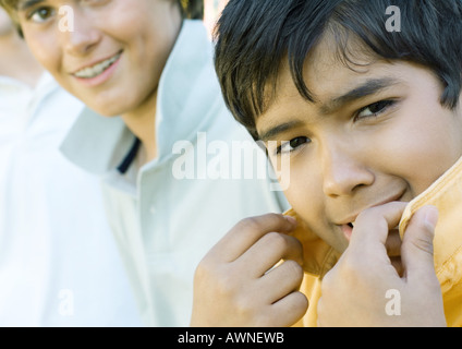 Preteen Boys, Porträt Stockfoto