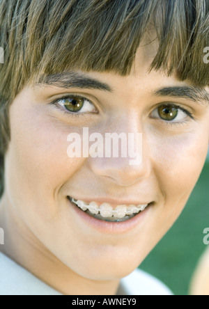 Preteen Boy, Porträt Stockfoto