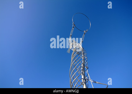 Thanksgiving Leuchtfeuer Statue Laganside Belfast Waterfront Belfast Nordirland Stockfoto