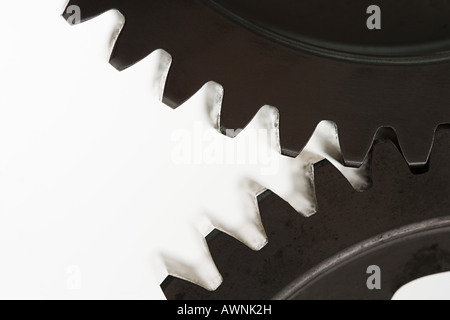 Maschine Zahnräder Stockfoto