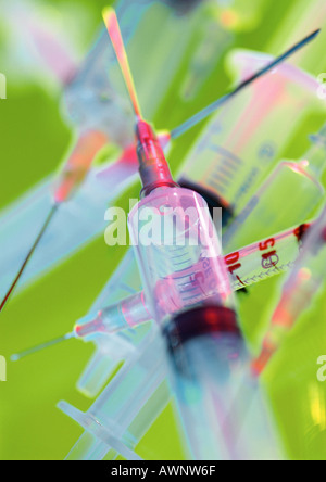 Spritzen, close-up Stockfoto