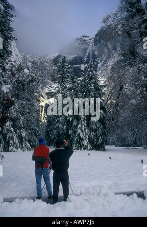 Landschaftsfotografen, Fotografie-Workshop, Yosemite Tal, Yosemite-Nationalpark, Kalifornien Stockfoto