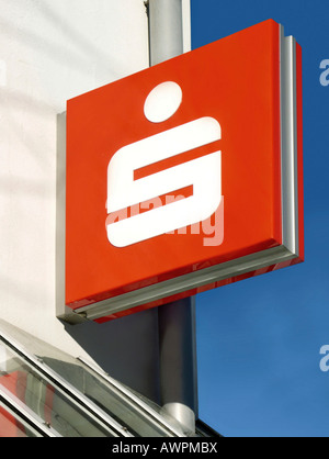 Stadtsparkasse (deutsche Bank) logo Stockfoto