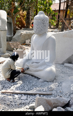 Steinmetz in der Provinz Kompong Thom, Kambodscha, Südost-Asien Stockfoto