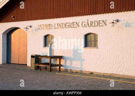 Astrid-Lindgren-Garten in Astrid Lindgrens Welt Vergnügungspark, Vimmerby, Schweden, Skandinavien, Europa Stockfoto