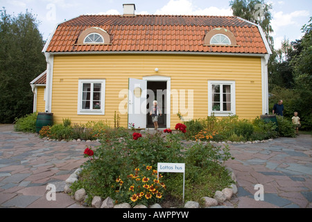 Lotta es Haus, Astrid Lindgrens Welt Vergnügungspark, Vimmerby, Schweden, Skandinavien, Europa Stockfoto