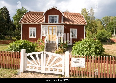 Filmaufnahmen, die Lage und ehemalige Heimat von Astrid Lindgren in Katthult/Gibberyd, Schweden, Skandinavien, Europa Stockfoto