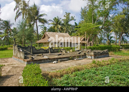 Ruine, Dorf My Lai, Vietnam, Asien Stockfoto