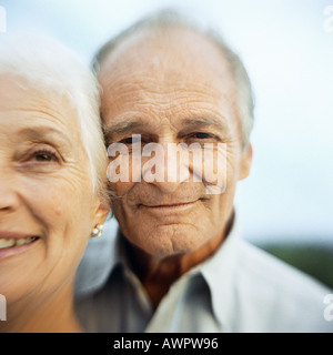 Porträt von senior Mann und Frau Stockfoto