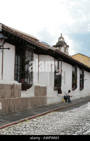 GUATEMALA Street Szene Antigua Foto C Sean Sprague 2006 Stockfoto