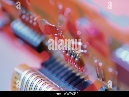 Computer-Schaltungen, close-up Stockfoto