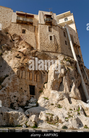 Griechische orthodoxe Kloster unserer lieben Frau von Saidnaya, Sednaya, Syrien Stockfoto