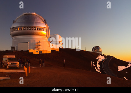 Star-Blick Tour, Gemini Nord-Teleskop, Universität von Hawaii 2,2-Meter-Teleskop und Großbritannien Infrarot-Teleskop Stockfoto