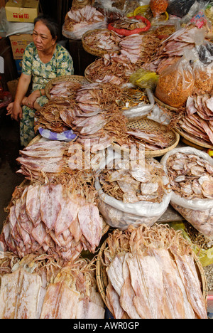 Bauernmarkt in Hoi an, Vietnam Stockfoto