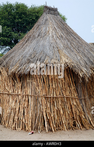 Namibia - ein Dorf im Norden. Stockfoto