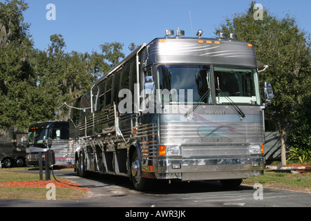 Luxus-Wohnmobil, USA Stockfoto