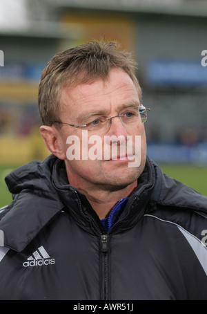 Ralf Rangnick, Trainer von der TSG Hoffenheim. Stockfoto