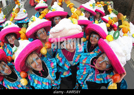 Karneval Parade in Mülheim-Kärlich, Rheinland-Pfalz, Deutschland: Stockfoto