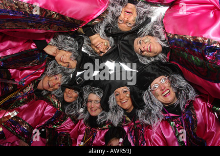 Karneval parade in Mülheim-Kärlich, Rheinland-Pfalz, Deutschland: Sibyllen Stockfoto