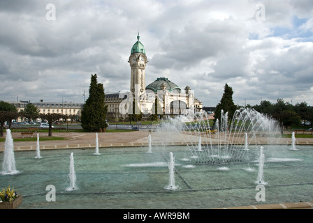 Stock Foto Limoges Bahnhof in Limoges Frankreich Dies ist ein Wahrzeichen der Stadt Limoges Stockfoto