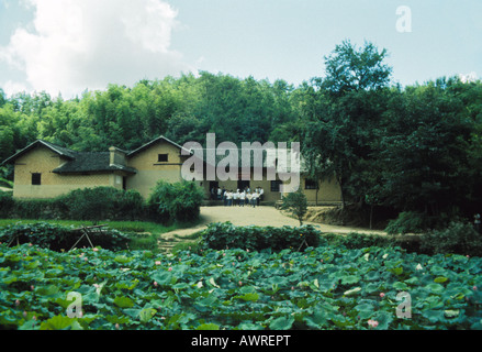 Geburtsort von Mao Zedong in Shaoshan 1976 Stockfoto