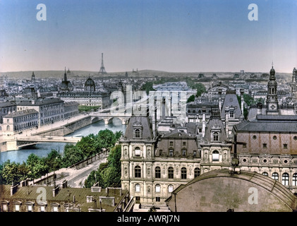 Île De La Cité oder City Island, Paris Frankreich Stockfoto