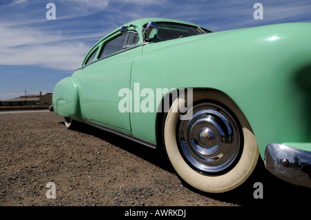 Amerikanische Oldtimer auf dem Display an Port Adelaide, South Australia. Stockfoto