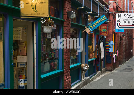 Fan Tan Alley Chinatown VIctoria BC, Kanada Stockfoto