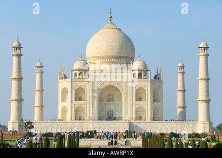 Das Taj Mahal in Agra Indien Stockfoto