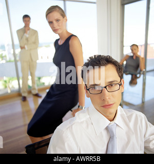 Geschäftsleute, portrait Stockfoto