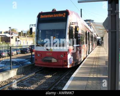 Beckenham Junction Tramlink-Terminus - 1 Stockfoto