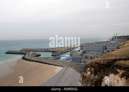 Penly Kernkraftwerk Seine-maritime-Frankreich Stockfoto