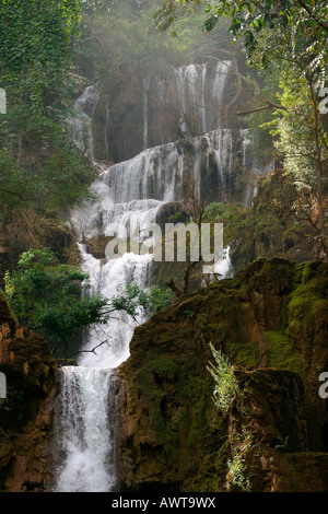 Laos Luang Prabang Bezirk Tat Kuang Si Wasserfall Stockfoto