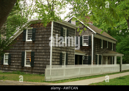 Historisches Haus, Haus im Kolonialstil, Americana, Anfang Stockfoto