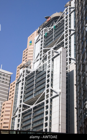 dh CENTRAL HONG KONG Hong Kong Shanghai Bank Hochhaus Wolkenkratzer Gebäude Stockfoto