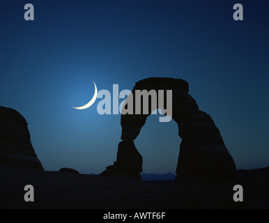 USA - UTAH: Delicate Arch im Arches National Park Stockfoto